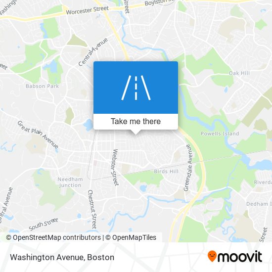 Mapa de Washington Avenue