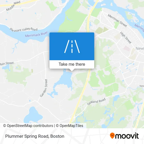 Plummer Spring Road map