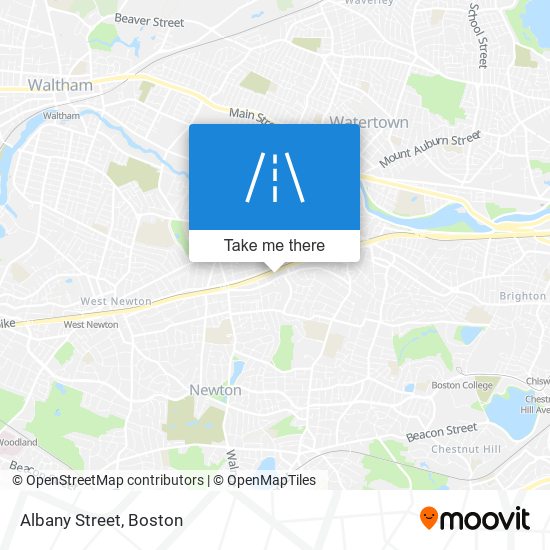 Albany Street map