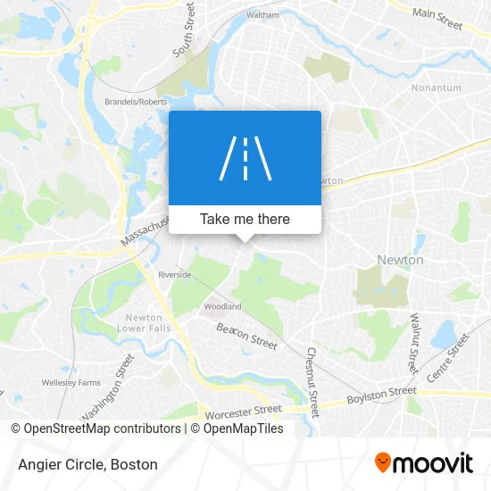 Angier Circle map