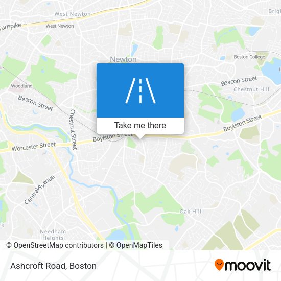 Mapa de Ashcroft Road