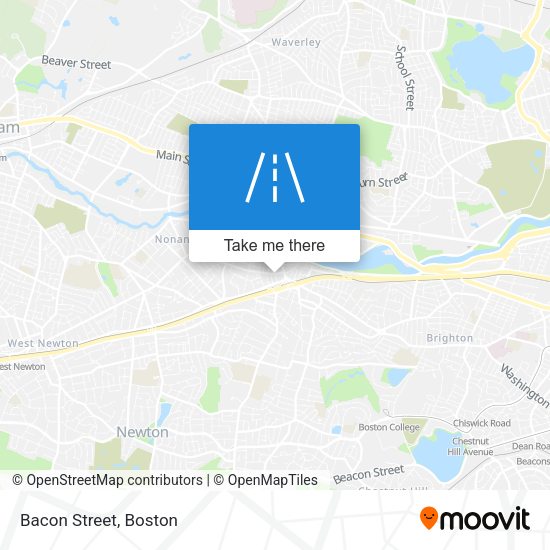 Bacon Street map