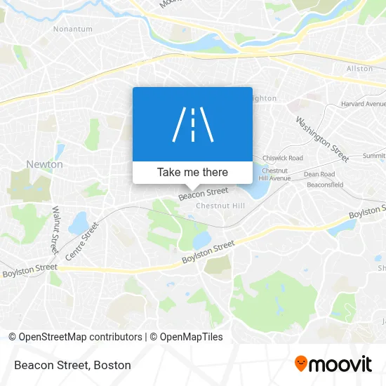 Beacon Street map