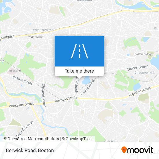 Mapa de Berwick Road