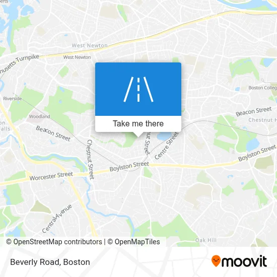 Beverly Road map