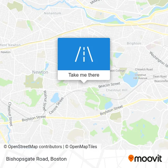 Bishopsgate Road map