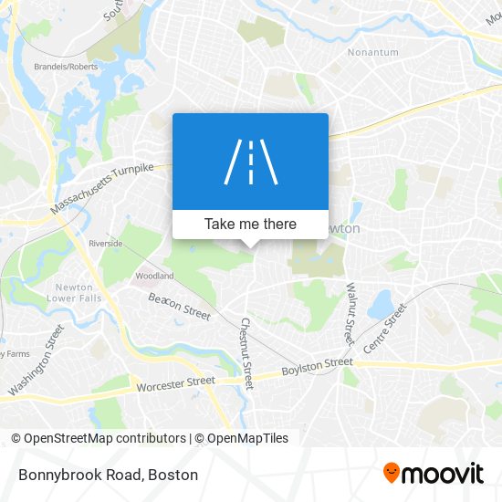 Bonnybrook Road map