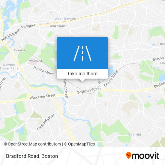 Bradford Road map