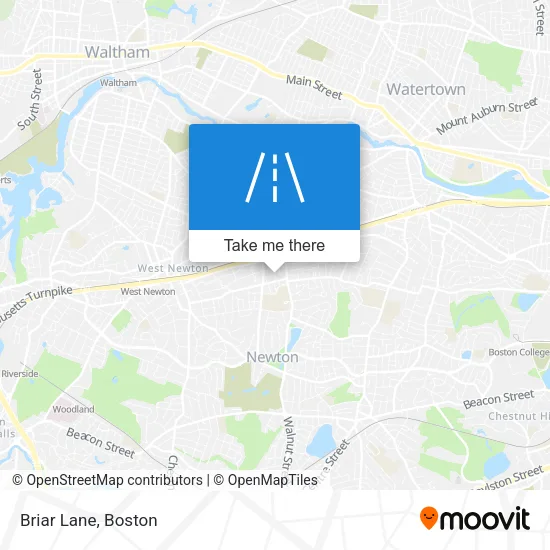 Briar Lane map