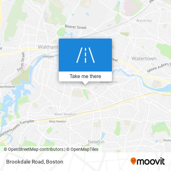 Brookdale Road map