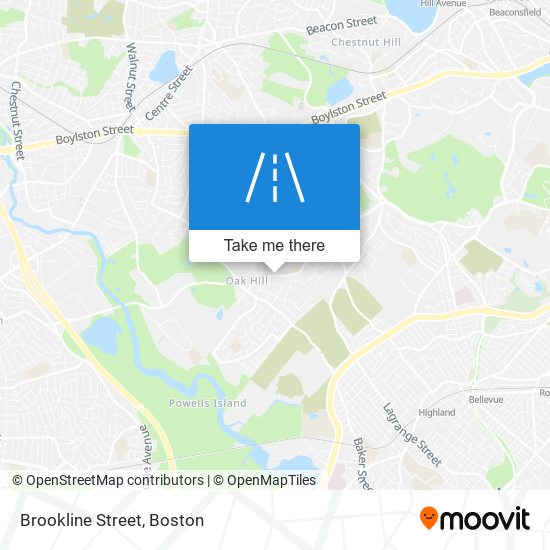 Brookline Street map