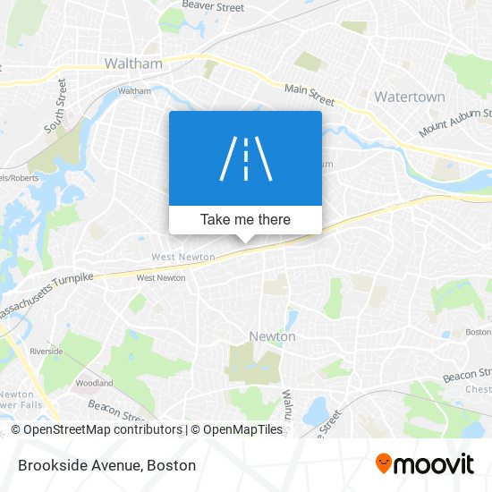 Mapa de Brookside Avenue