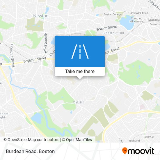 Burdean Road map