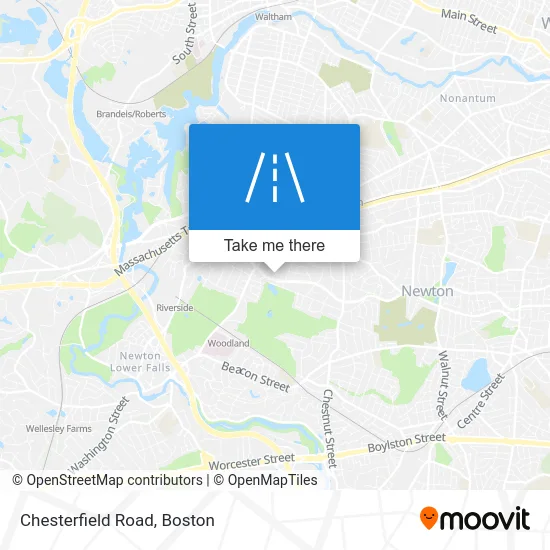 Mapa de Chesterfield Road