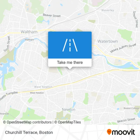 Churchill Terrace map