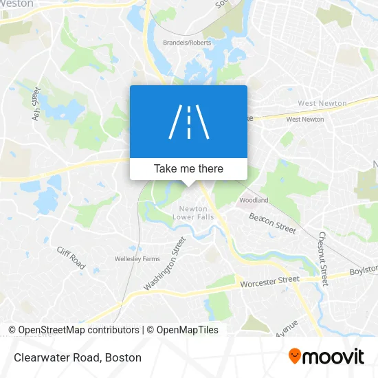 Clearwater Road map