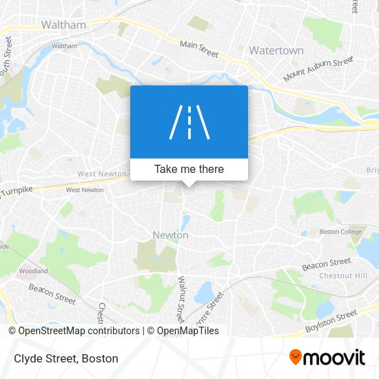 Mapa de Clyde Street