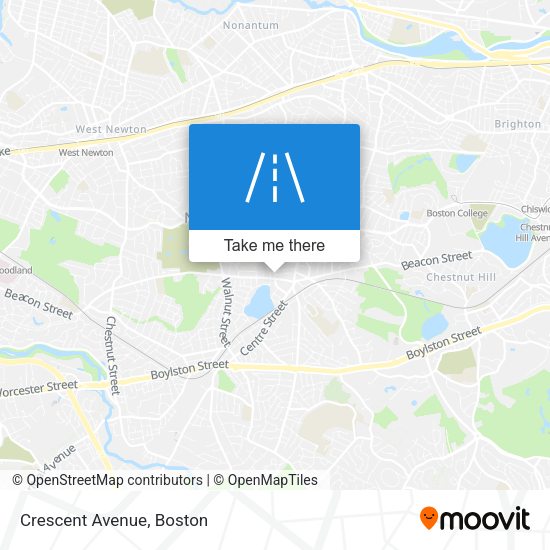 Mapa de Crescent Avenue