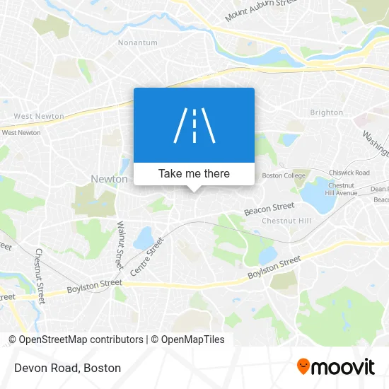Devon Road map