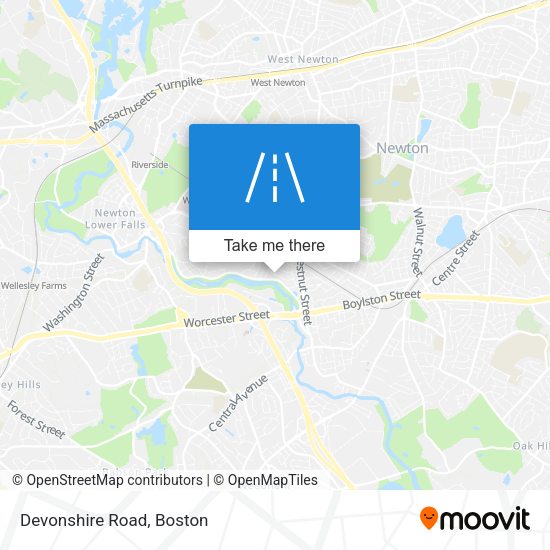 Mapa de Devonshire Road