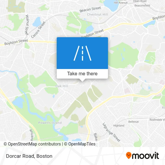 Dorcar Road map