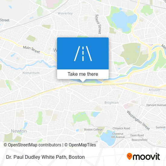 Dr. Paul Dudley White Path map