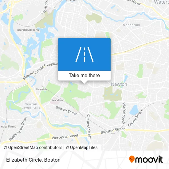 Elizabeth Circle map