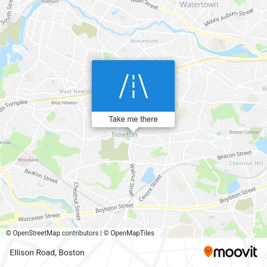 Ellison Road map