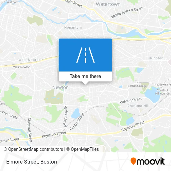 Elmore Street map
