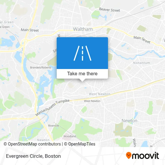 Evergreen Circle map