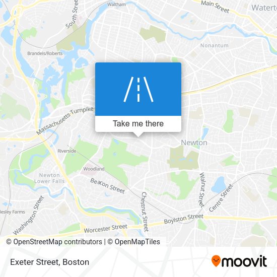 Mapa de Exeter Street