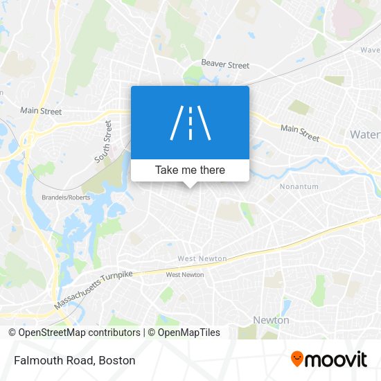 Mapa de Falmouth Road