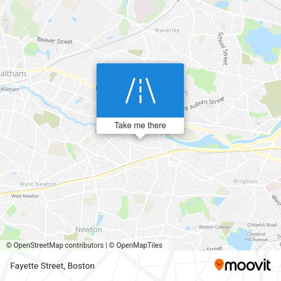 Mapa de Fayette Street