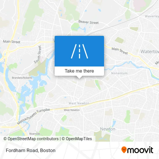 Fordham Road map