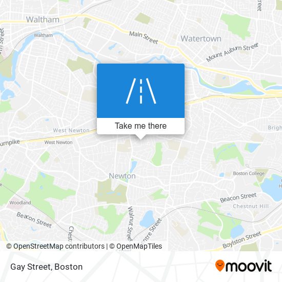 Gay Street map