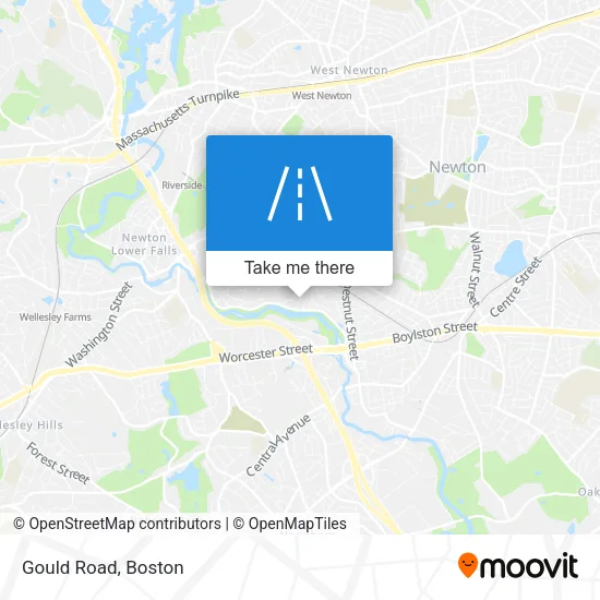 Gould Road map