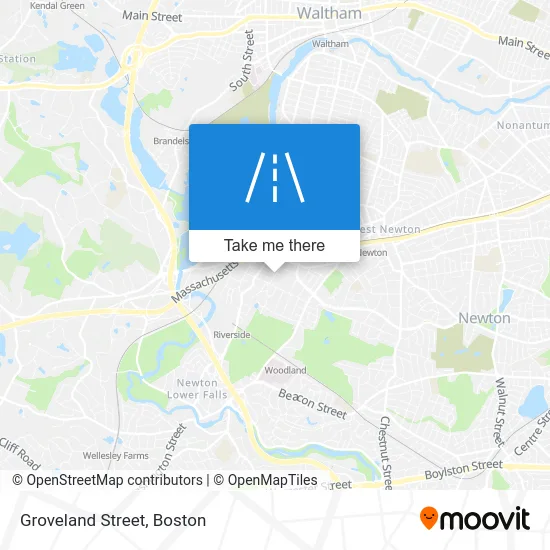 Groveland Street map