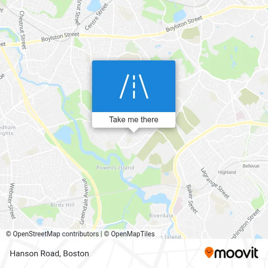 Hanson Road map