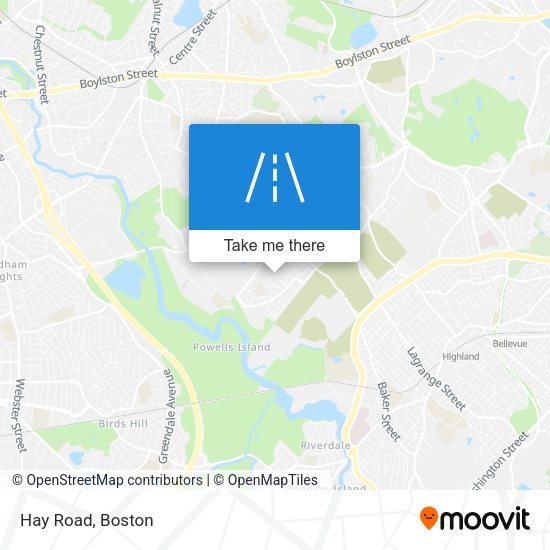 Mapa de Hay Road