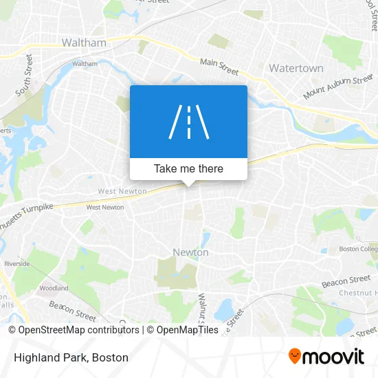 Highland Park map