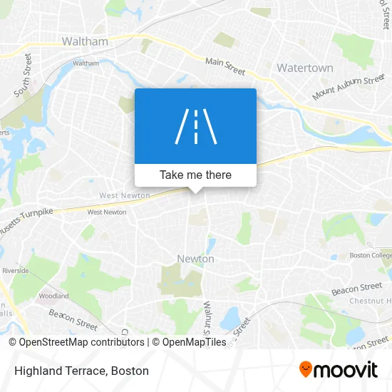 Highland Terrace map