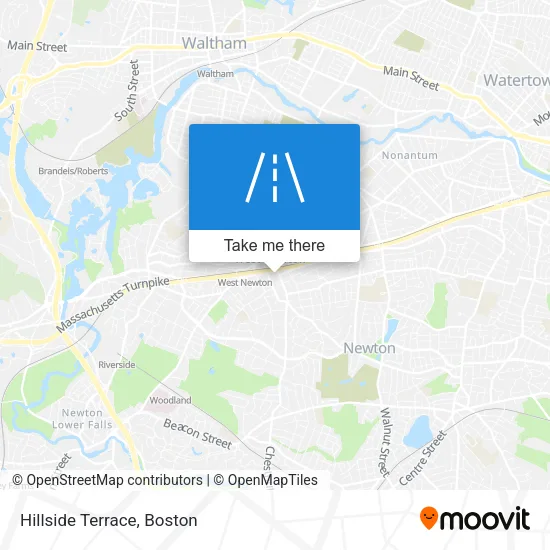 Hillside Terrace map