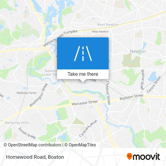 Mapa de Homewood Road
