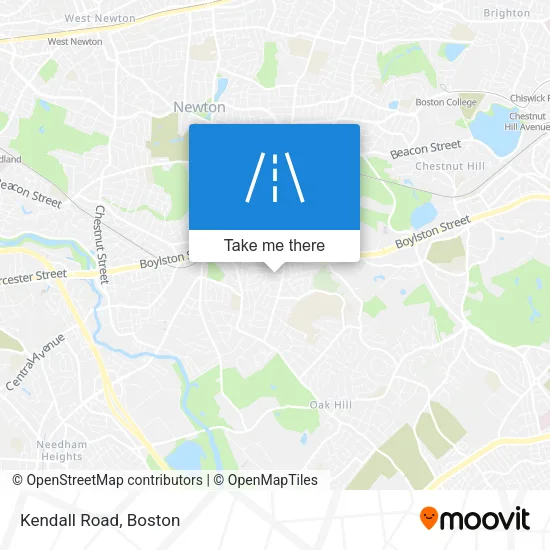 Kendall Road map