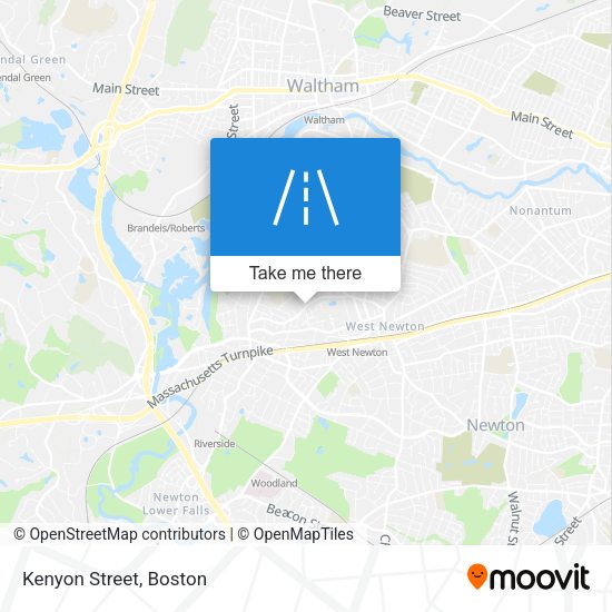 Mapa de Kenyon Street