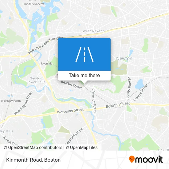 Kinmonth Road map