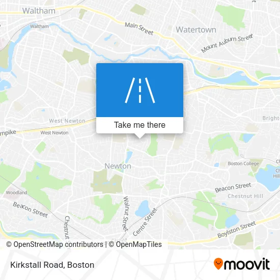 Kirkstall Road map