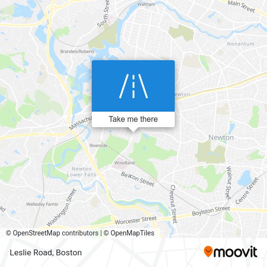 Mapa de Leslie Road