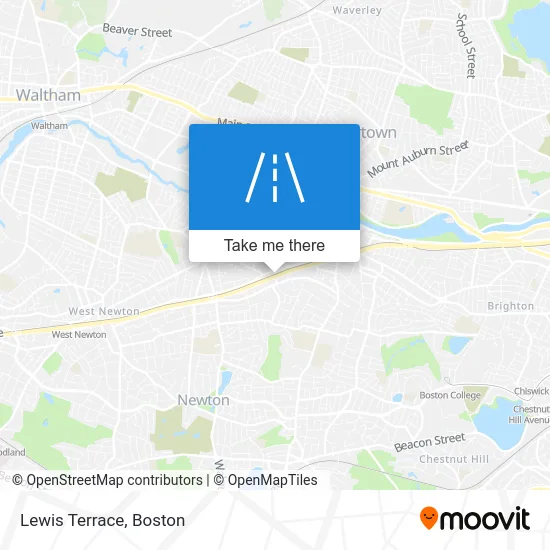 Lewis Terrace map