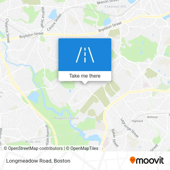Longmeadow Road map